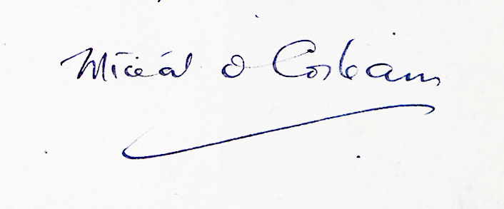Michael Collins signature